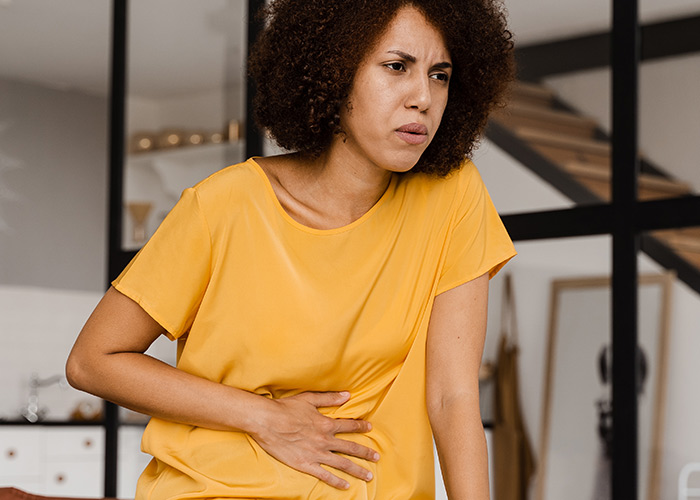 Veias na região próxima ao ovário