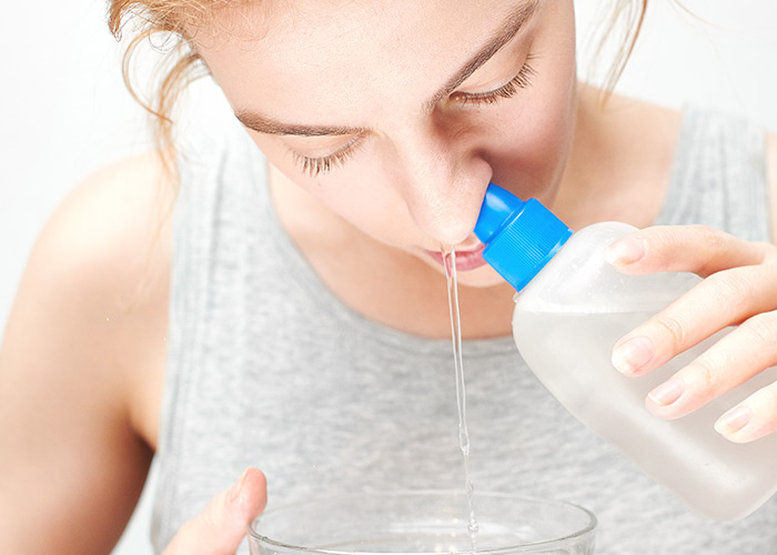 Lavagem nasal é eficaz no desentupimento das narinas