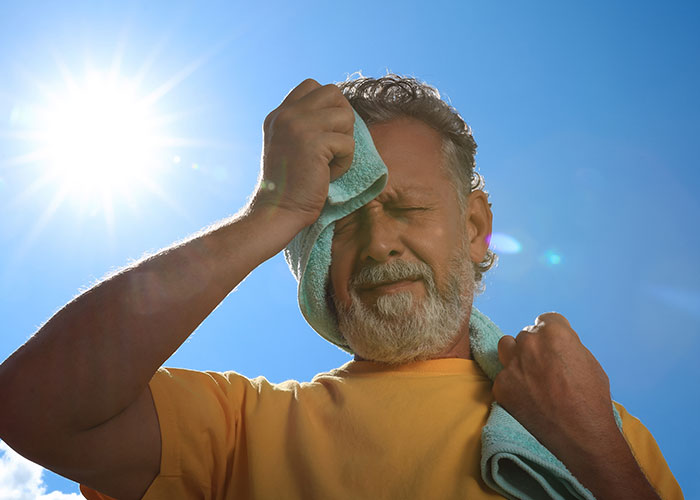Aumento da temperatura corporal