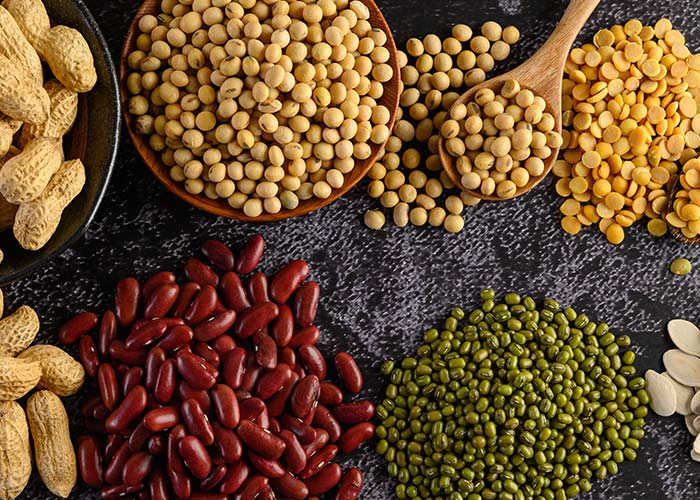 Fonte de proteínas vegetais