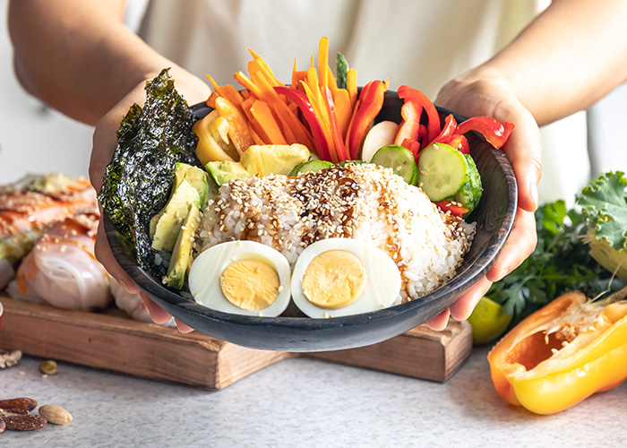 Alimentação rica em proteínas