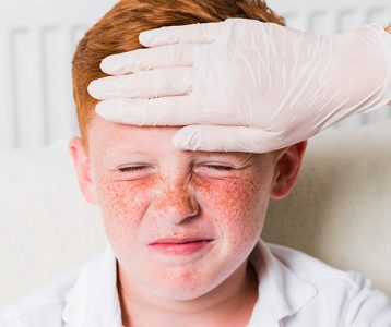 Manchas e erupções vermelhas na pele