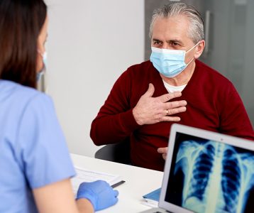 Redução do volume pulmonar
